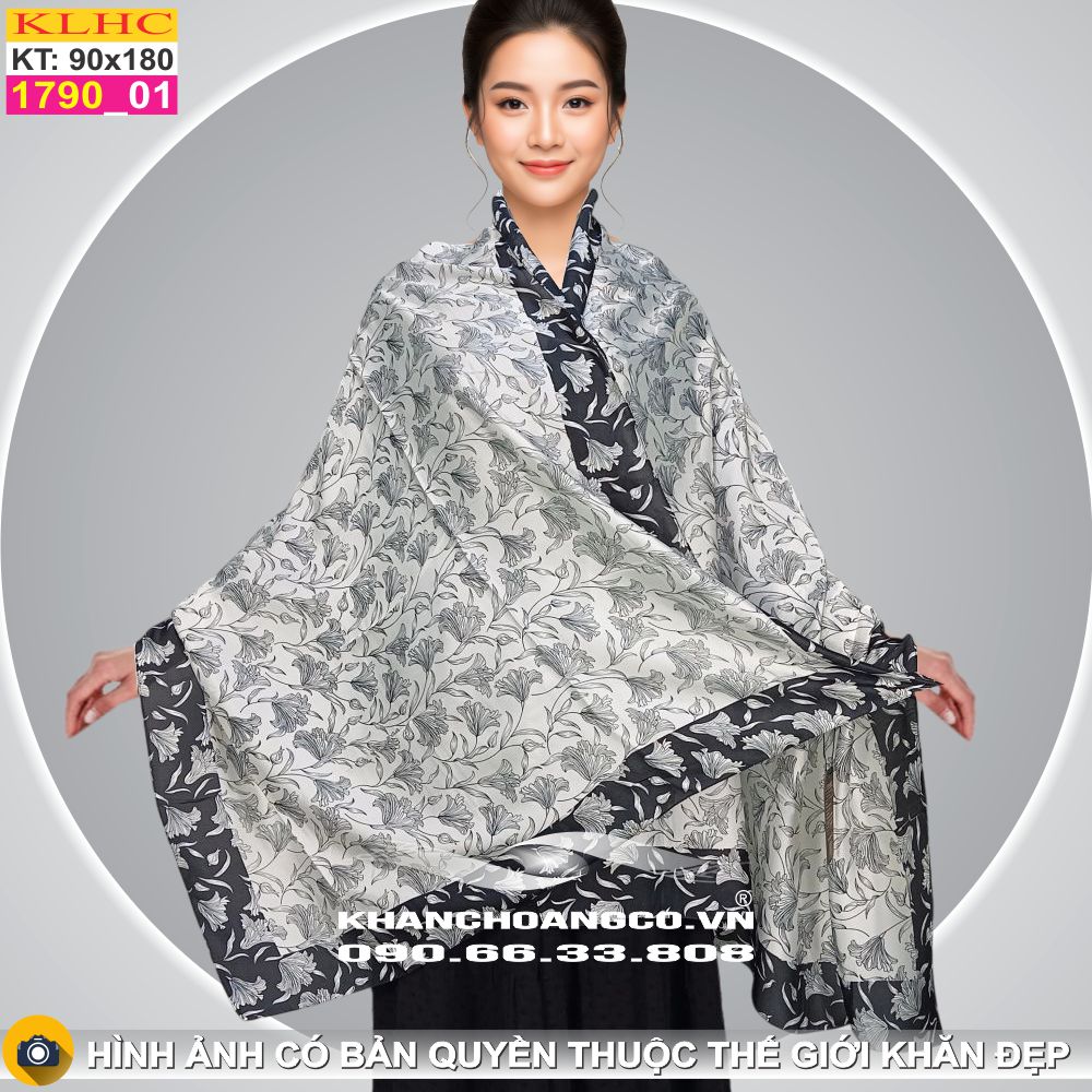 Khăn Choàng Cổ Lụa Thời Trang Thế Giới Khăn Đẹp KLHC 1026_1