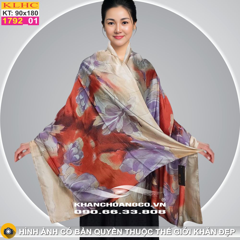 Khăn Choàng Cổ Lụa Thời Trang Thế Giới Khăn Đẹp KLHC 1064_1