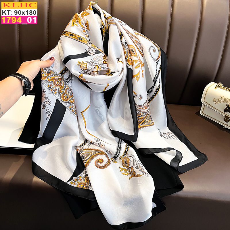 Khăn Choàng Cổ Lụa Thời Trang Thế Giới Khăn Đẹp KLHC 1107_1