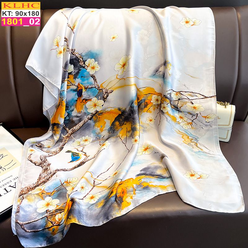 Khăn Choàng Cổ Lụa Thời Trang Thế Giới Khăn Đẹp KLHC 1113_2
