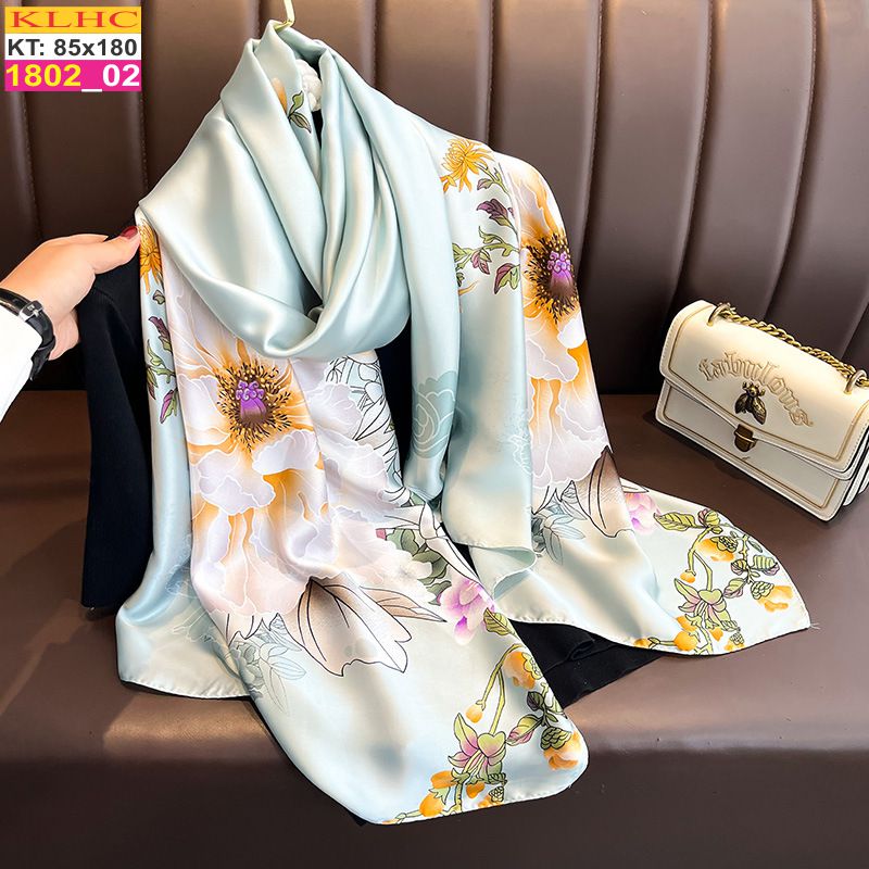 Khăn Choàng Cổ Lụa Thời Trang Thế Giới Khăn Đẹp KLHC 1117_2