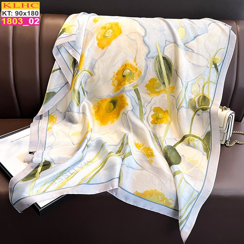 Khăn Choàng Cổ Lụa Thời Trang Thế Giới Khăn Đẹp KLHC 1007_2