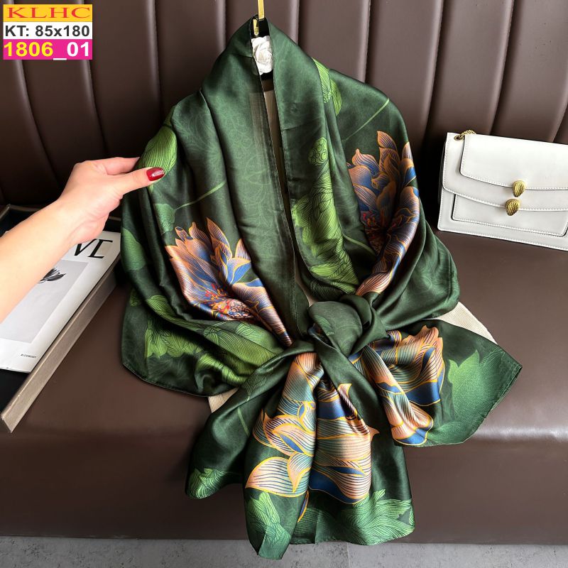 Khăn Choàng Cổ Lụa Thời Trang Thế Giới Khăn Đẹp KLHC 1118_1