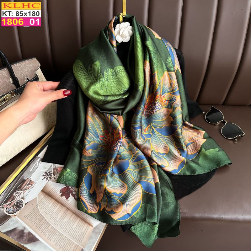 Khăn Choàng Cổ Lụa Thời Trang Thế Giới Khăn Đẹp KLHC 1118_1