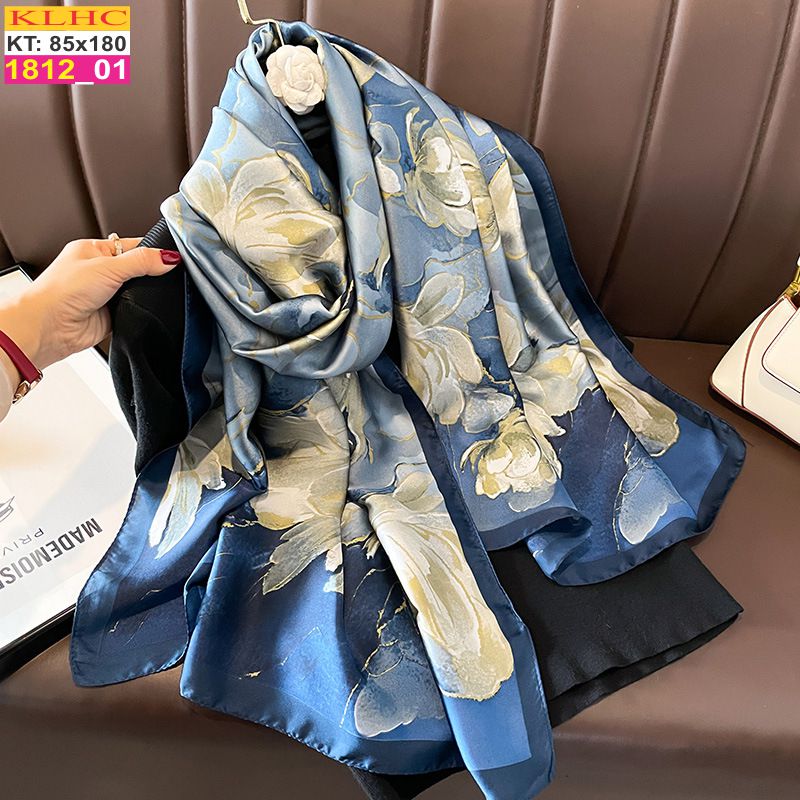 Khăn Choàng Cổ Lụa Thời Trang Thế Giới Khăn Đẹp KLHC 1073_1