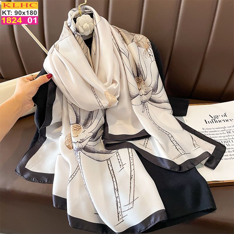 Khăn Choàng Cổ Lụa Thời Trang Thế Giới Khăn Đẹp KLHC 1060_1
