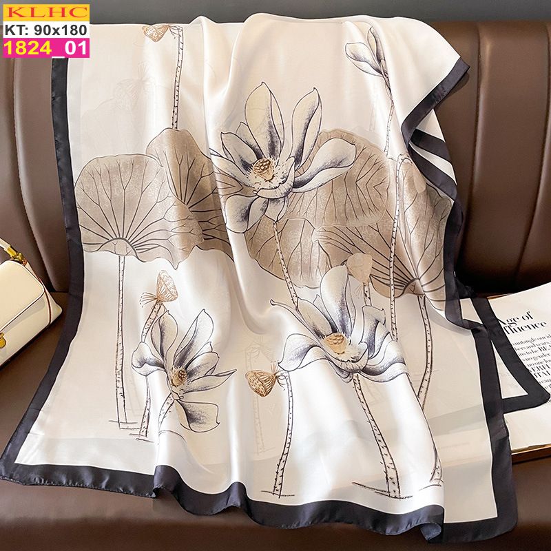 Khăn Choàng Cổ Lụa Thời Trang Thế Giới Khăn Đẹp KLHC 1060_1