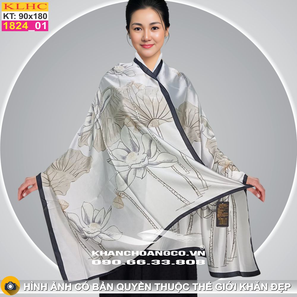 Khăn Choàng Cổ Lụa Thời Trang Thế Giới Khăn Đẹp KLHC 1060_1