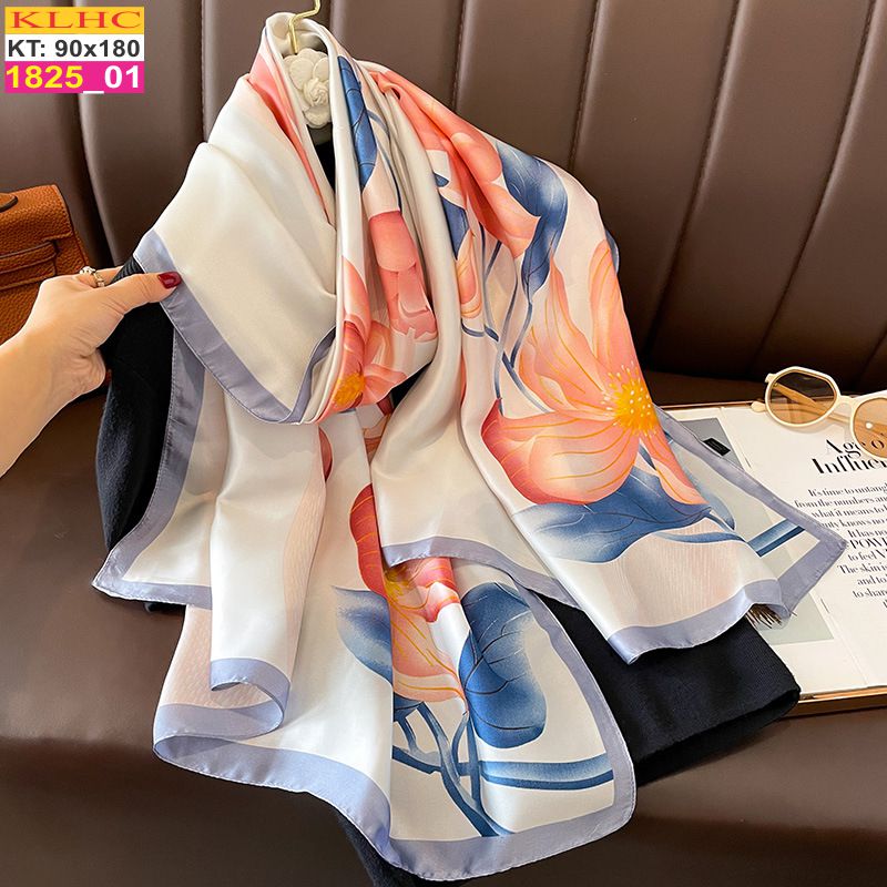 Khăn Choàng Cổ Lụa Thời Trang Thế Giới Khăn Đẹp KLHC 1056_1