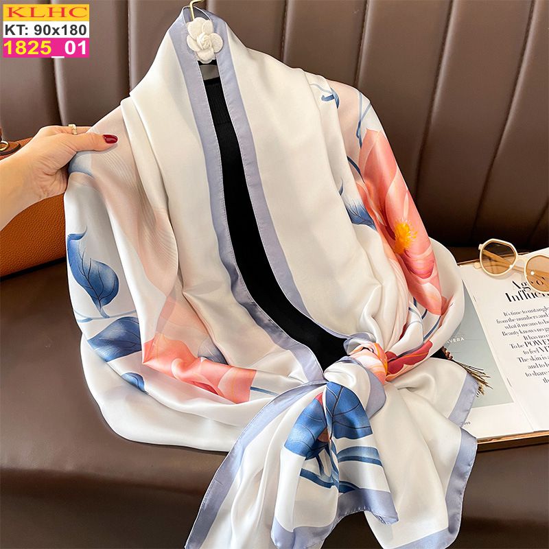 Khăn Choàng Cổ Lụa Thời Trang Thế Giới Khăn Đẹp KLHC 1056_1