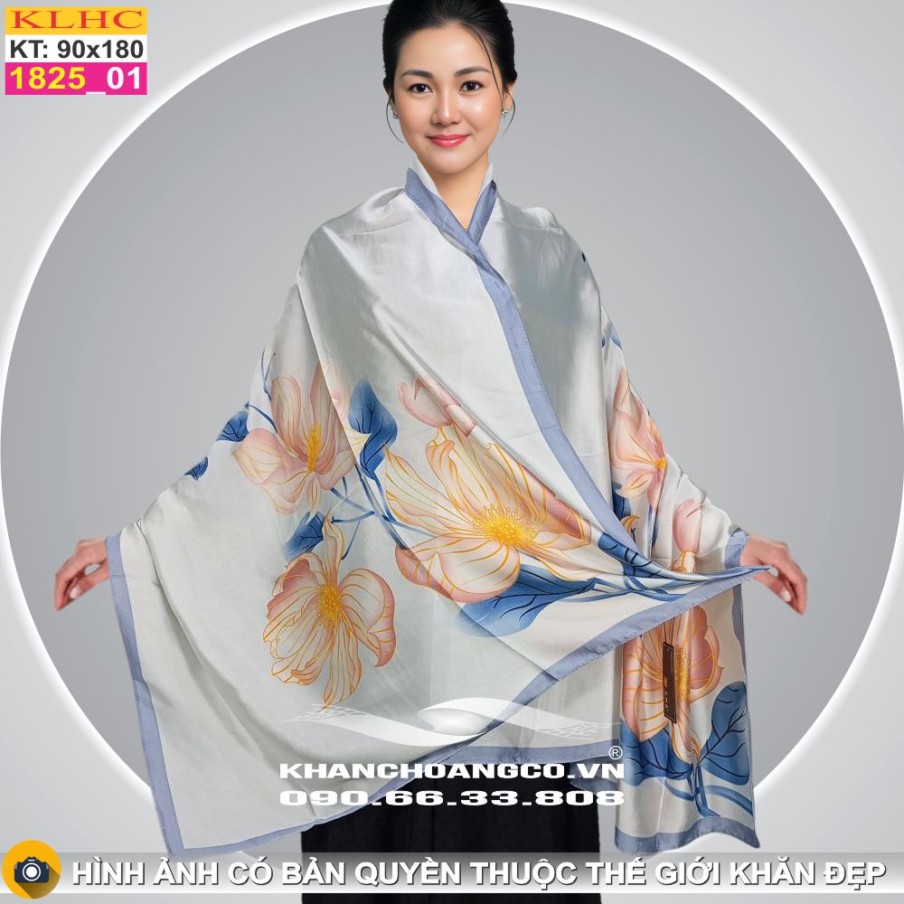 Khăn Choàng Cổ Lụa Thời Trang Thế Giới Khăn Đẹp KLHC 1056_1