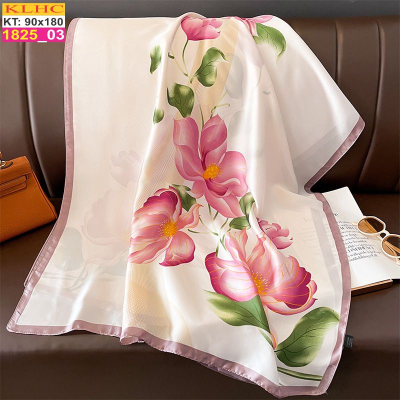 Khăn Choàng Cổ Lụa Thời Trang Thế Giới Khăn Đẹp KLHC 1056_3