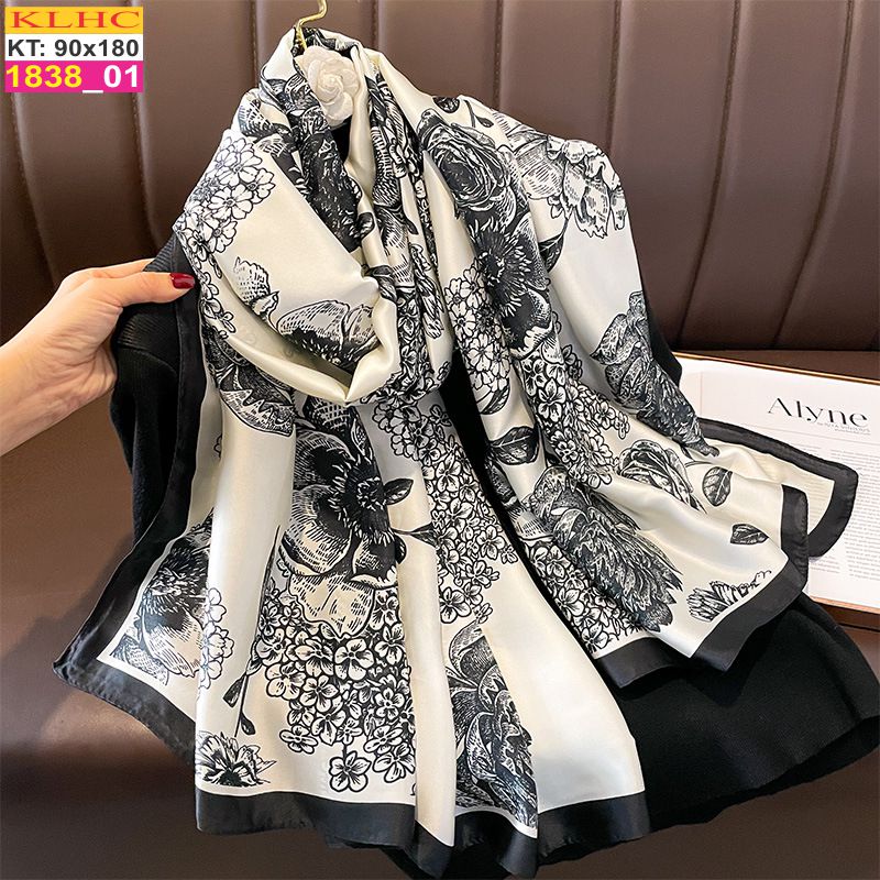 Khăn Choàng Cổ Lụa Thời Trang Thế Giới Khăn Đẹp KLHC 1071_1