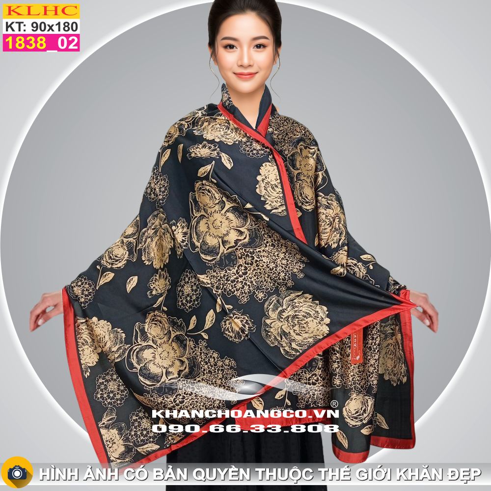 Khăn Choàng Cổ Lụa Thời Trang Thế Giới Khăn Đẹp KLHC 1071_2