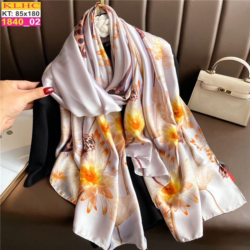 Khăn Choàng Cổ Lụa Thời Trang Thế Giới Khăn Đẹp KLHC 1033_2