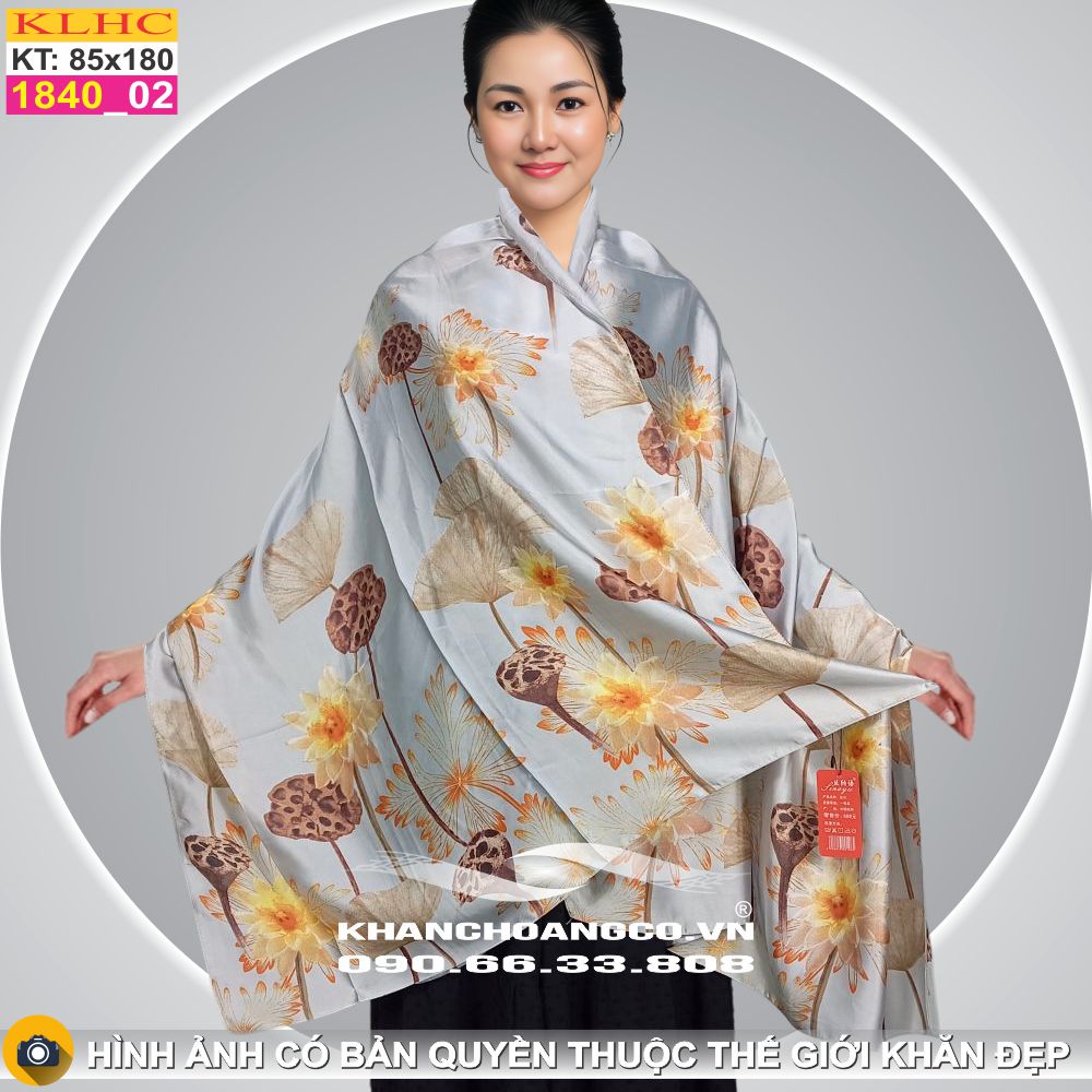 Khăn Choàng Cổ Lụa Thời Trang Thế Giới Khăn Đẹp KLHC 1033_2