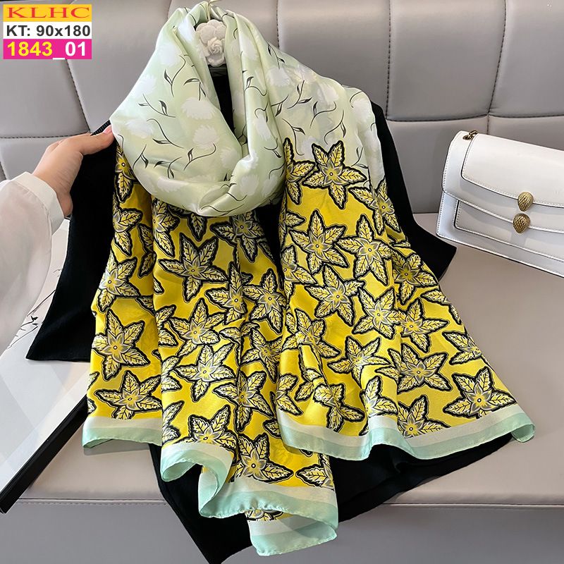 Khăn Choàng Cổ Lụa Thời Trang Thế Giới Khăn Đẹp KLHC 1016_1