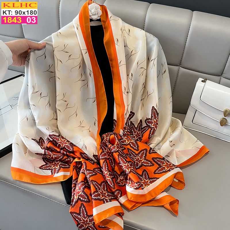 Khăn Choàng Cổ Lụa Thời Trang Thế Giới Khăn Đẹp KLHC 1016_3
