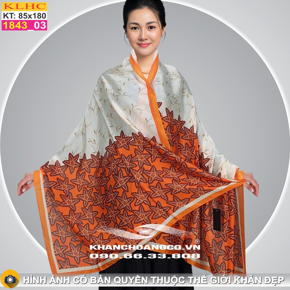 Khăn Choàng Cổ Lụa Thời Trang Thế Giới Khăn Đẹp KLHC 1016_3