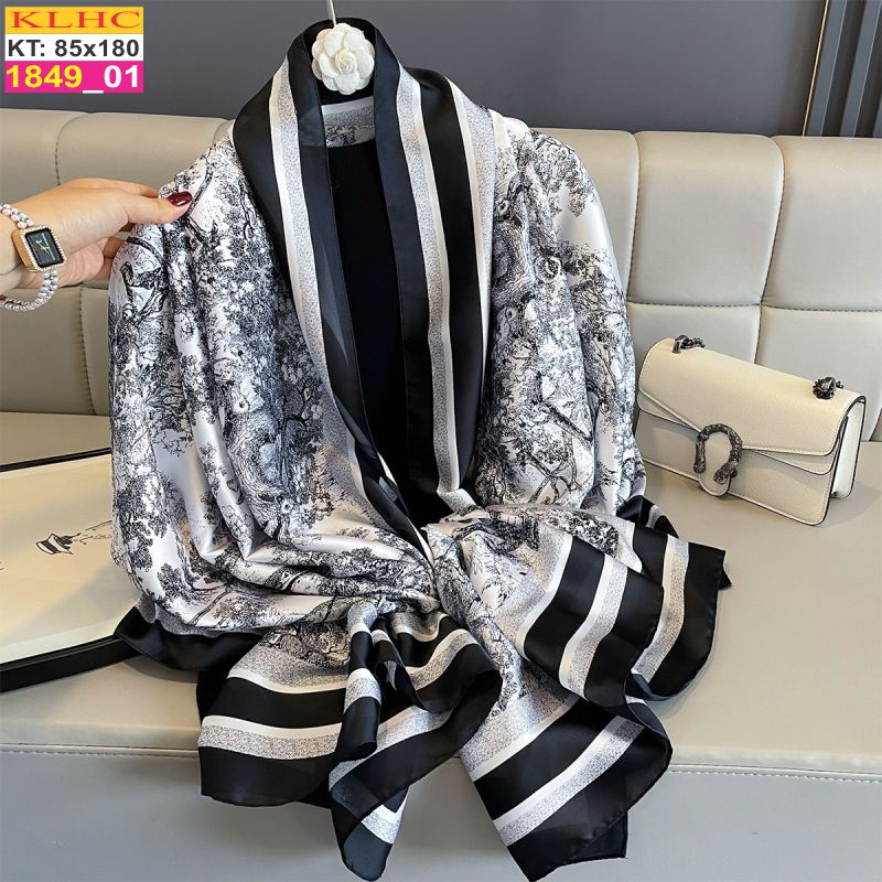 Khăn Choàng Cổ Lụa Thời Trang Thế Giới Khăn Đẹp KLHC 1002_1