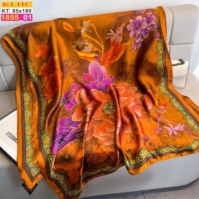 Khăn Choàng Cổ Lụa Thời Trang Thế Giới Khăn Đẹp KLHC 1109_1