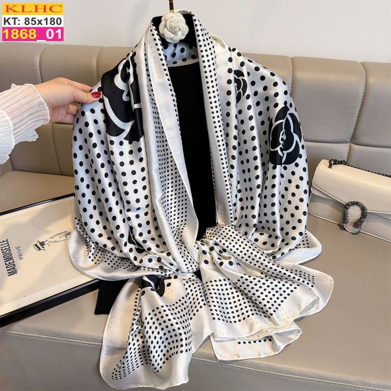 Khăn Choàng Cổ Lụa Thời Trang Thế Giới Khăn Đẹp KLHC 1138_1