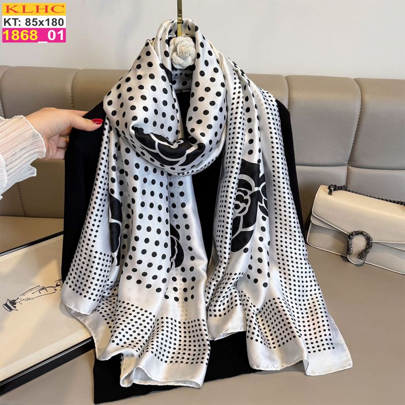 Khăn Choàng Cổ Lụa Thời Trang Thế Giới Khăn Đẹp KLHC 1084_1
