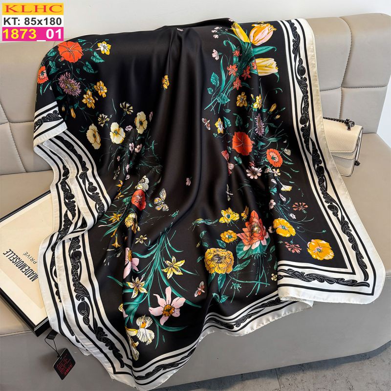 Khăn Choàng Cổ Lụa Thời Trang Thế Giới Khăn Đẹp KLHC 1119_1