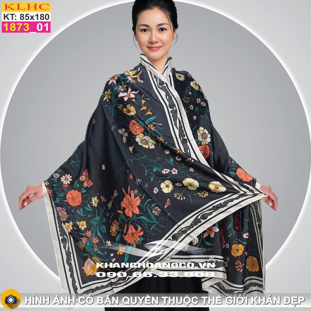 Khăn Choàng Cổ Lụa Thời Trang Thế Giới Khăn Đẹp KLHC 1119_1