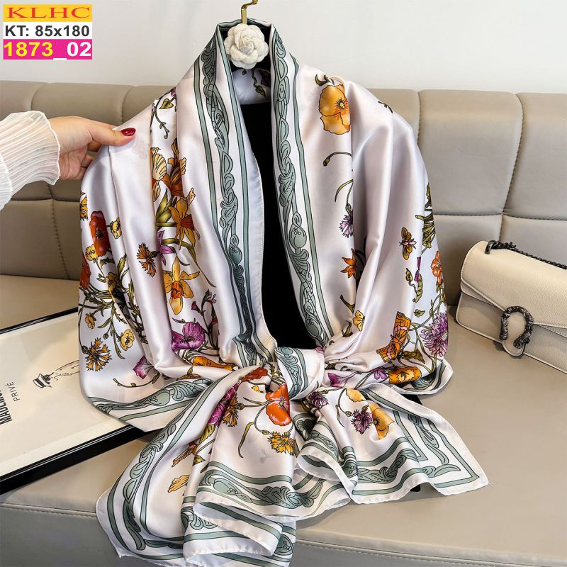 Khăn Choàng Cổ Lụa Thời Trang Thế Giới Khăn Đẹp KLHC 1119_2