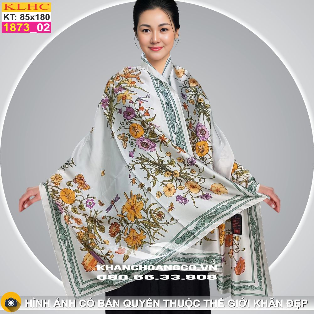 Khăn Choàng Cổ Lụa Thời Trang Thế Giới Khăn Đẹp KLHC 1119_2