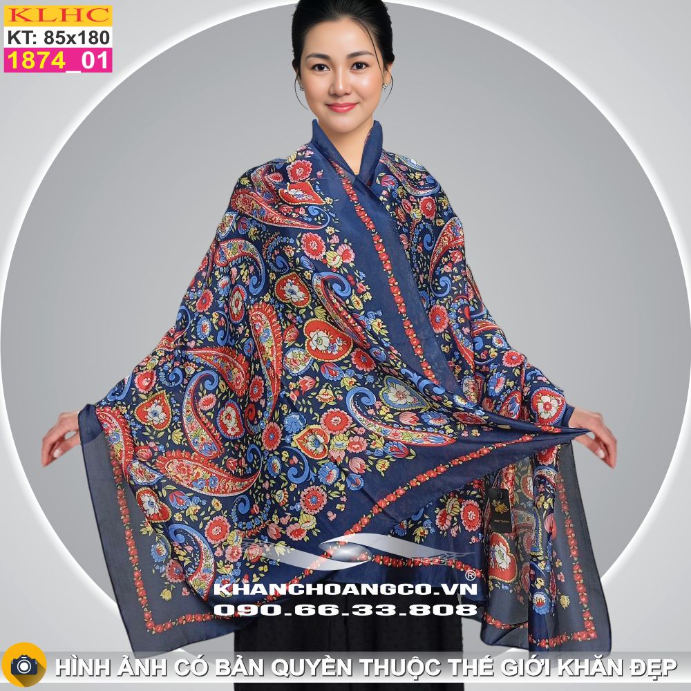 Khăn Choàng Cổ Lụa Thời Trang Thế Giới Khăn Đẹp KLHC 1109_1
