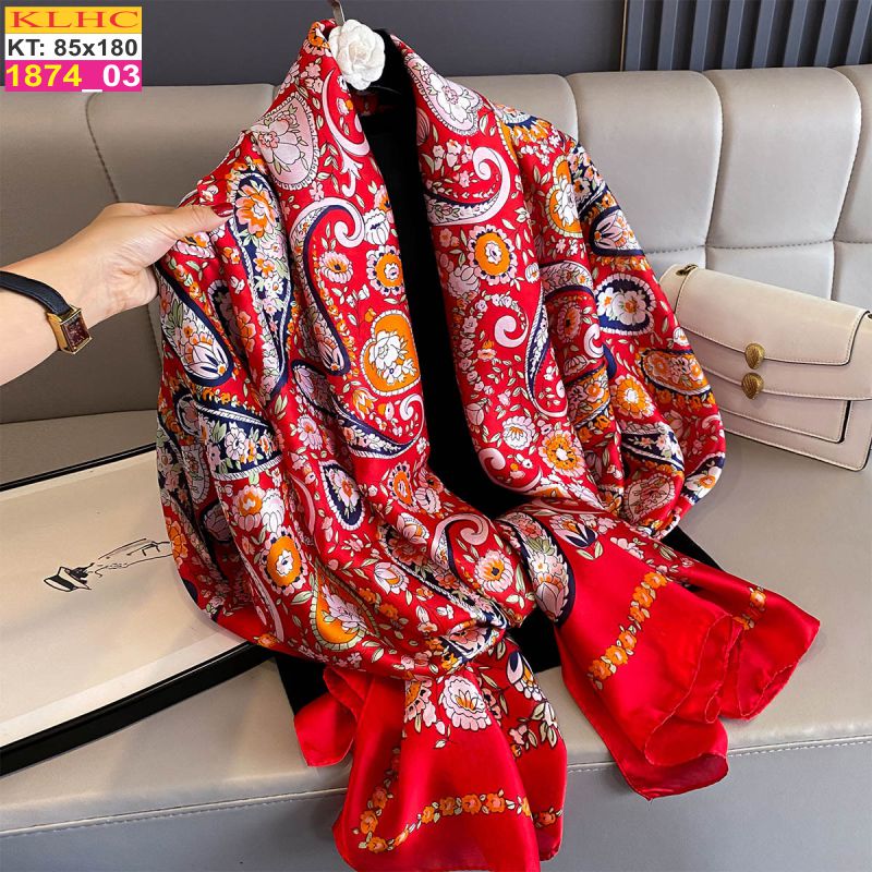 Khăn Choàng Cổ Lụa Thời Trang Thế Giới Khăn Đẹp KLHC 1058_3