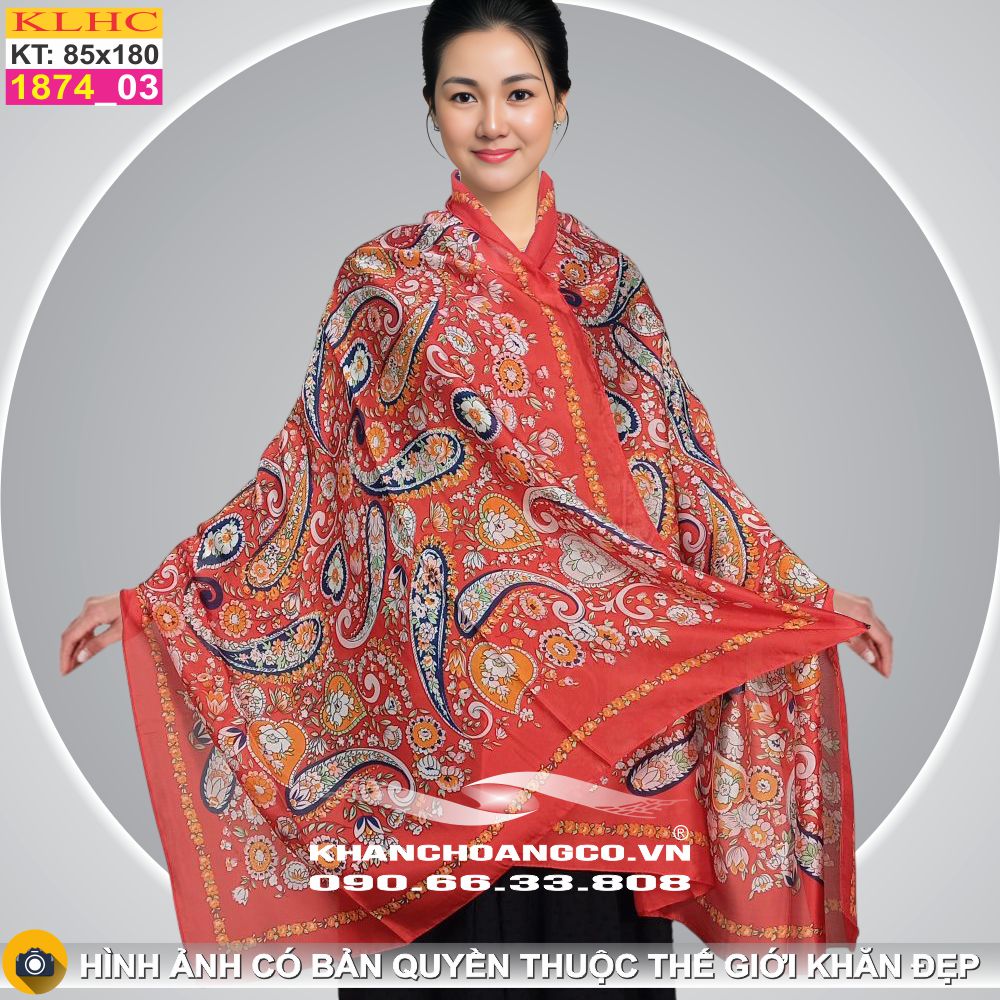 Khăn Choàng Cổ Lụa Thời Trang Thế Giới Khăn Đẹp KLHC 1109_3