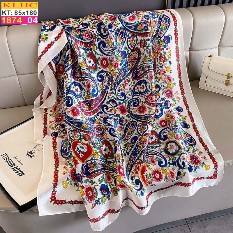 Khăn Choàng Cổ Lụa Thời Trang Thế Giới Khăn Đẹp KLHC 1058_4