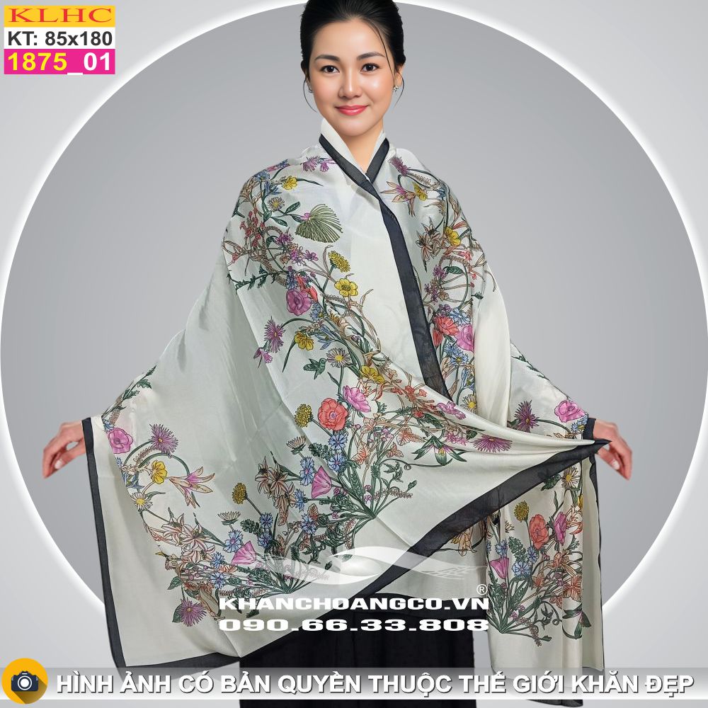 Khăn Choàng Cổ Lụa Thời Trang Thế Giới Khăn Đẹp KLHC 1102_1