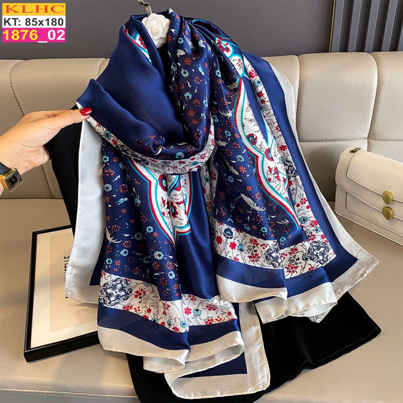 Khăn Choàng Cổ Lụa Thời Trang Thế Giới Khăn Đẹp KLHC 1017_2