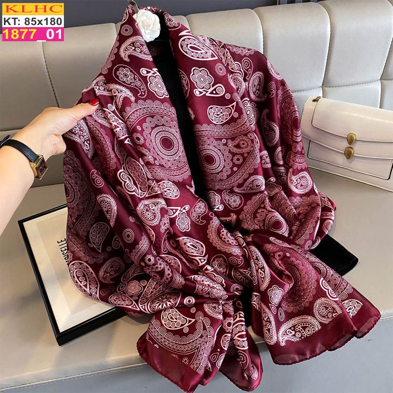 Khăn Choàng Cổ Lụa Thời Trang Thế Giới Khăn Đẹp KLHC 1092_1