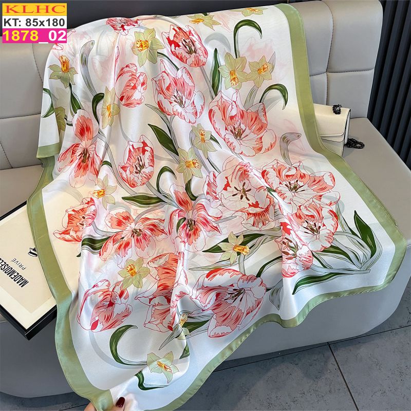 Khăn Choàng Cổ Lụa Thời Trang Thế Giới Khăn Đẹp KLHC 1048_2