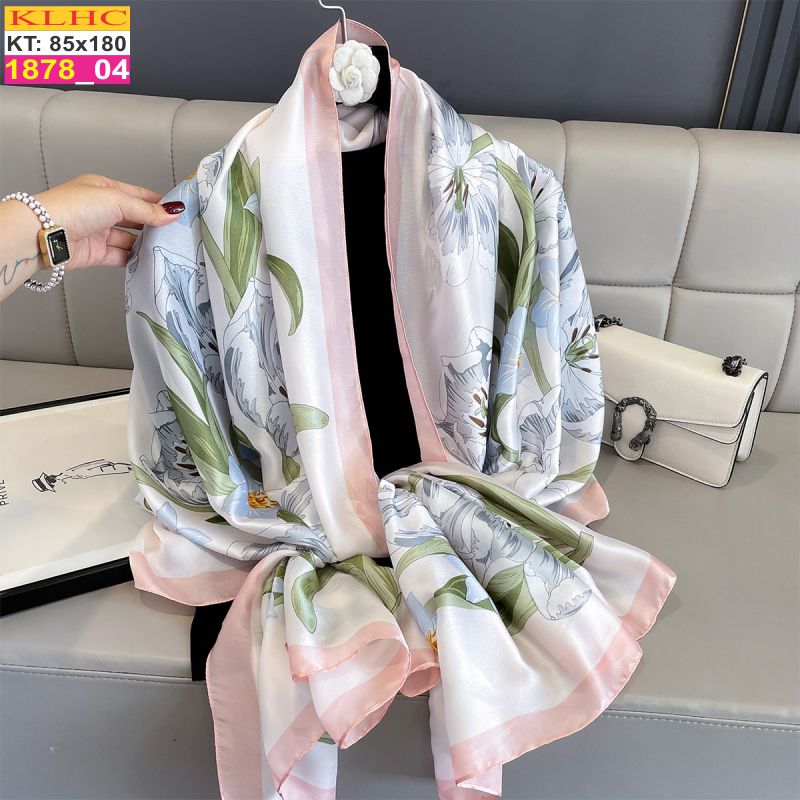 Khăn Choàng Cổ Lụa Thời Trang Thế Giới Khăn Đẹp KLHC 1048_4