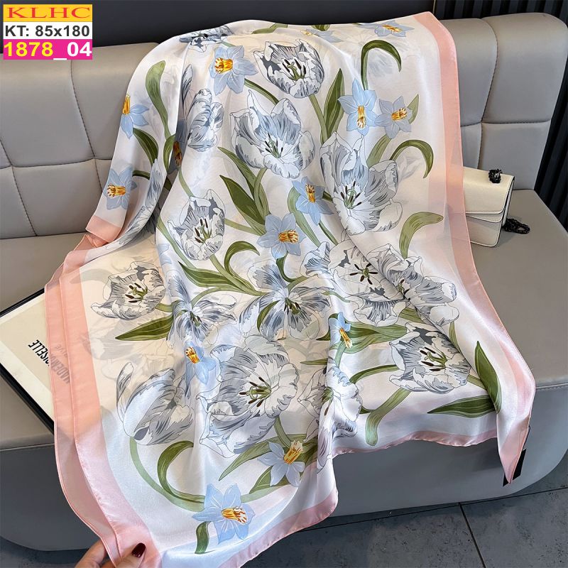 Khăn Choàng Cổ Lụa Thời Trang Thế Giới Khăn Đẹp KLHC 1048_4