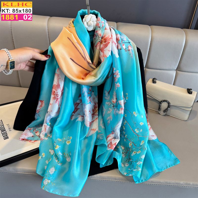 Khăn Choàng Cổ Lụa Thời Trang Thế Giới Khăn Đẹp KLHC 1045_2