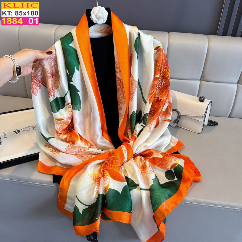 Khăn Choàng Cổ Lụa Thời Trang Thế Giới Khăn Đẹp KLHC 1084_1