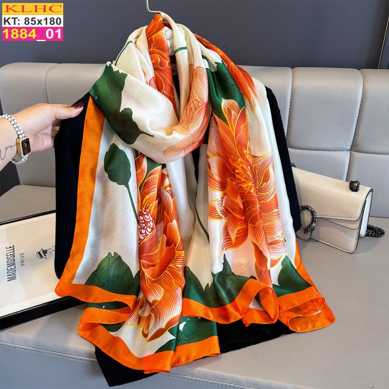 Khăn Choàng Cổ Lụa Thời Trang Thế Giới Khăn Đẹp KLHC 1084_1