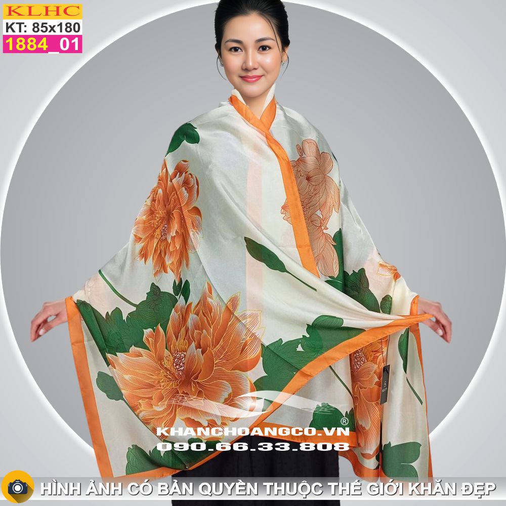 Khăn Choàng Cổ Lụa Thời Trang Thế Giới Khăn Đẹp KLHC 1084_1