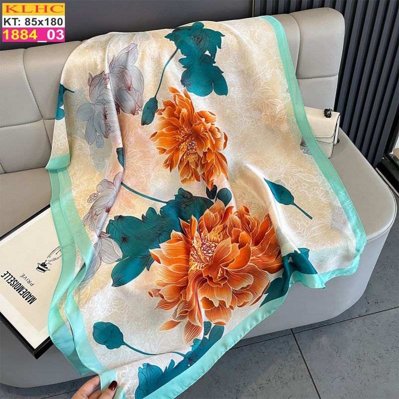 Khăn Choàng Cổ Lụa Thời Trang Thế Giới Khăn Đẹp KLHC 1084_3