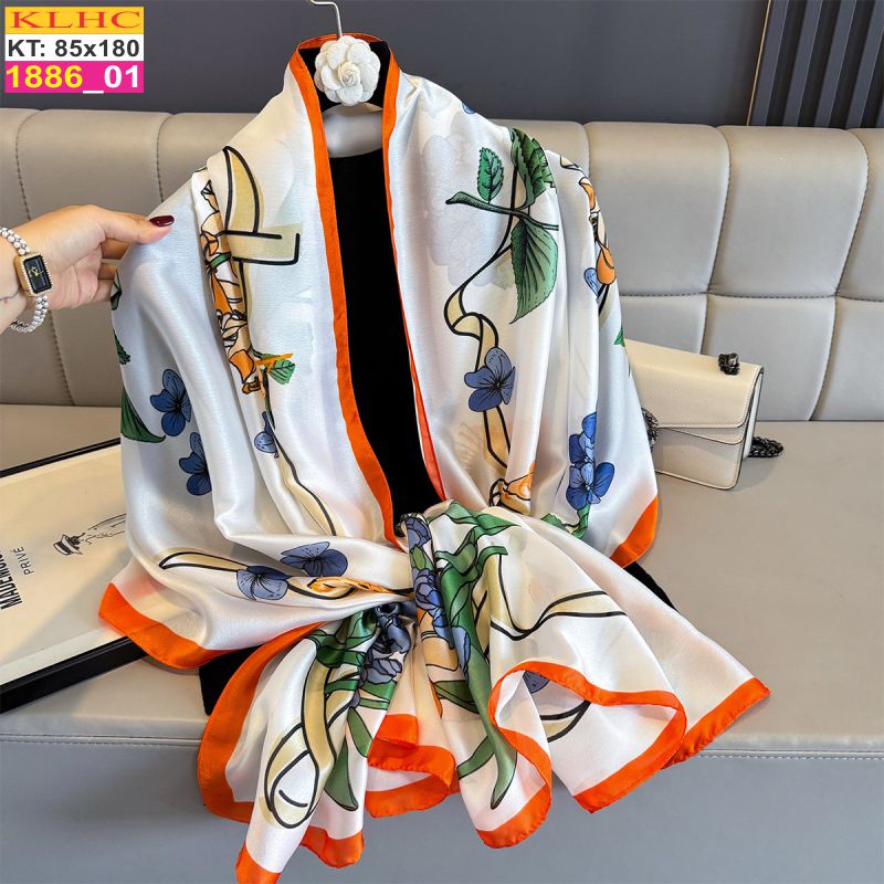 Khăn Choàng Cổ Lụa Thời Trang Thế Giới Khăn Đẹp KLHC 1042_1