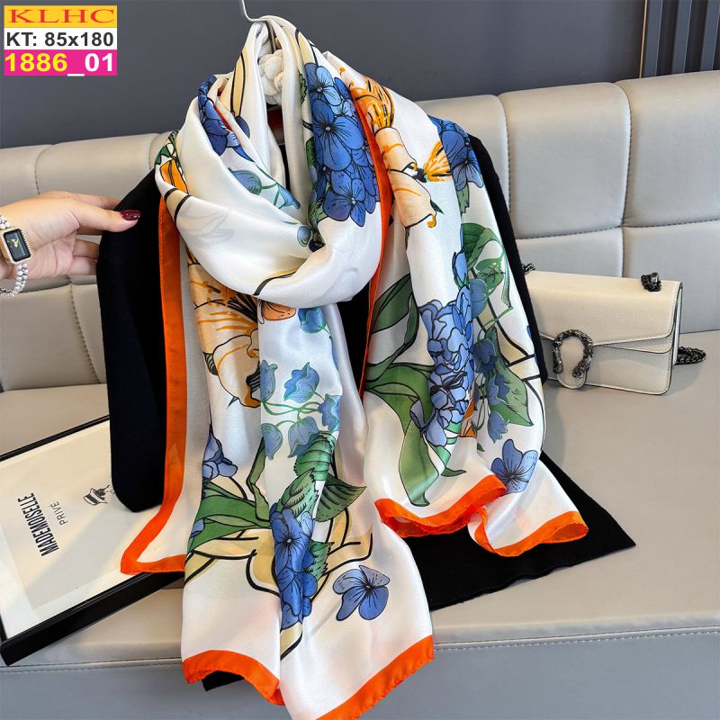 Khăn Choàng Cổ Lụa Thời Trang Thế Giới Khăn Đẹp KLHC 1042_1