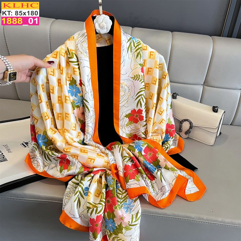 Khăn Choàng Cổ Lụa Thời Trang Thế Giới Khăn Đẹp KLHC 1077_1