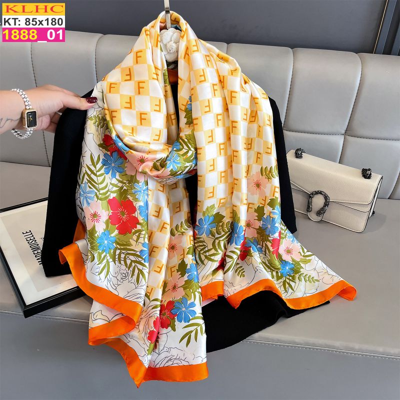 Khăn Choàng Cổ Lụa Thời Trang Thế Giới Khăn Đẹp KLHC 1077_1